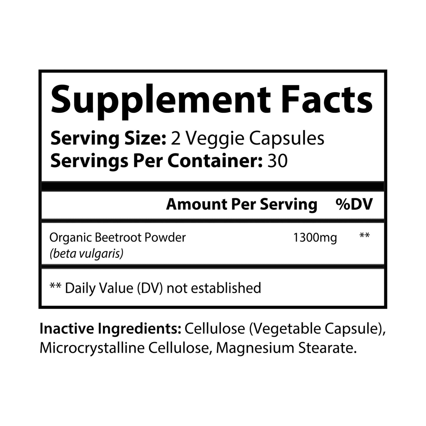 Ayurgum Beetroot Supplement | 60 capsules | Contain beetroot extract |